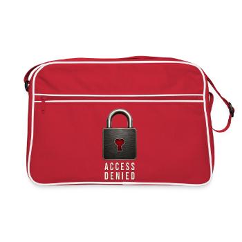 Porte tes pensées - Sac Retro - rouge/blanc - Devant
