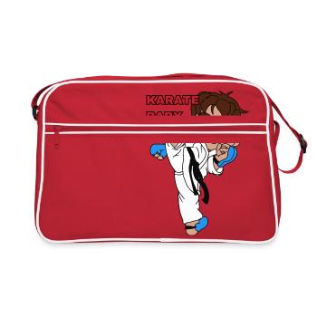 baby karateka - Retro Bag - red/white - Front
