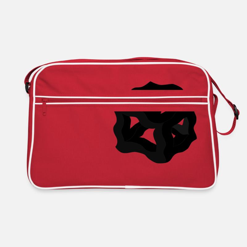 Dream cube or Black Plato's Cube Retro Bag