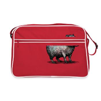 Cabybara - Sac Retro - rouge/blanc - Devant
