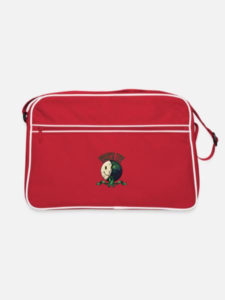 BTSC | Behind The Smile Co. - Retro Tasche - Rot/Weiß