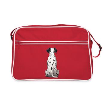 Dalmate - Sac Retro - rouge/blanc - Devant