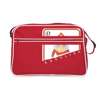 Karoline dame jeu de cartes! - Sac Retro - rouge/blanc - Devant