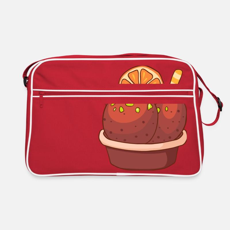 Eis Speiseeis Eiskrem Eiscreme Kugeleis Eisbecher Retro Tasche