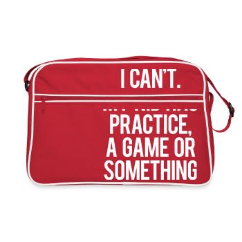 BASEBALL MOM - Retro Tasche - Rot/Weiß - Vorne