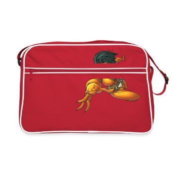 Héroïne en jaune - Sac Retro - rouge/blanc - Devant