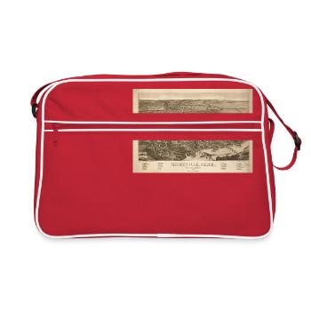 Knoxville 1886 - Sac Retro - rouge/blanc - Devant