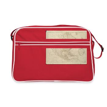 Amérique du Nord 1745 - Sac Retro - rouge/blanc - Devant