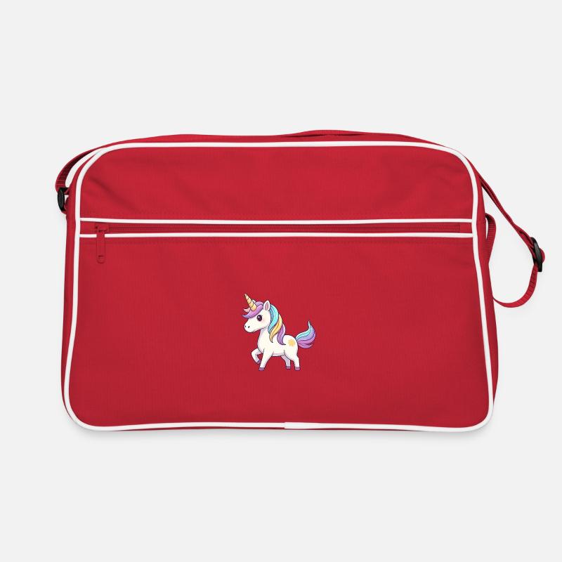 Einhorn-Regenbogen-Traum Retro Tasche
