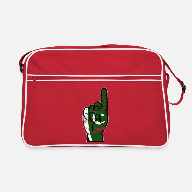 Drapeau pakistanais numéro 1 utilisé Sac Retro
