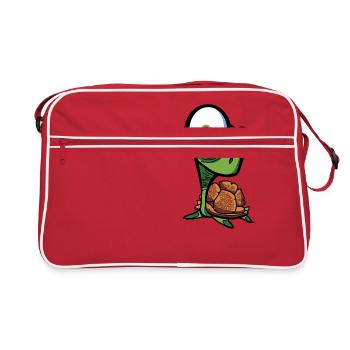 Turtle - Retro Bag - red/white - Front