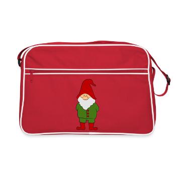 dwarf - Retro Bag - red/white - Front