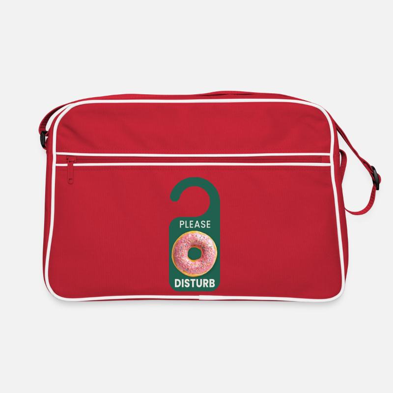 S’il vous plaît, dérangez Lustiger Donut Spruch Sac Retro