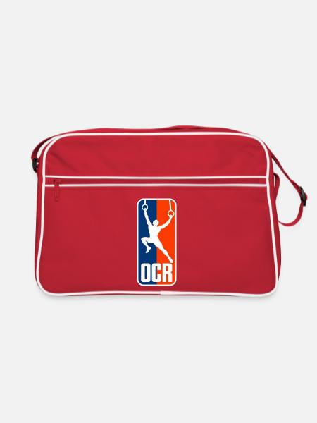 A1066593-09FC-4E02-B380-1DC5E6C97490 - Retro Tasche - Rot/Weiß