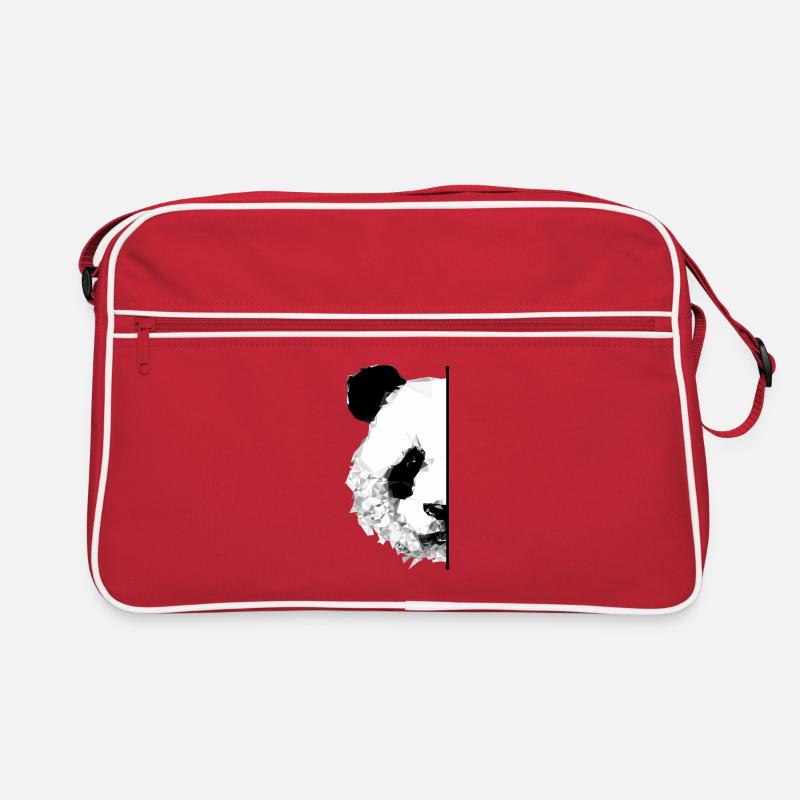 Halber Panda Retro Tasche