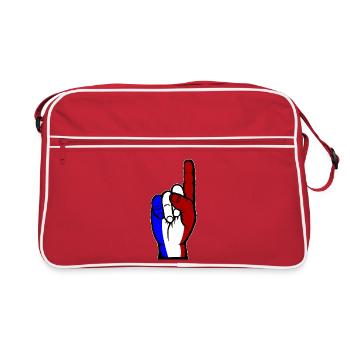 France flag number 1 used used - Retro Bag - red/white - Front