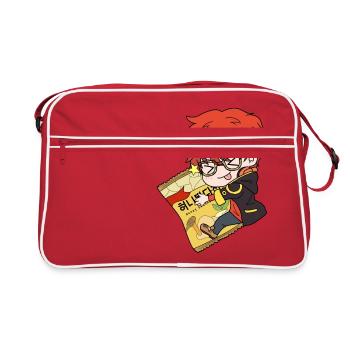 Sept design 01 - Sac Retro - rouge/blanc - Devant