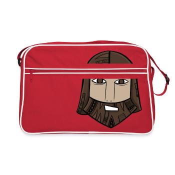 Ty - Retro Tasche - Rot/Weiß - Vorne