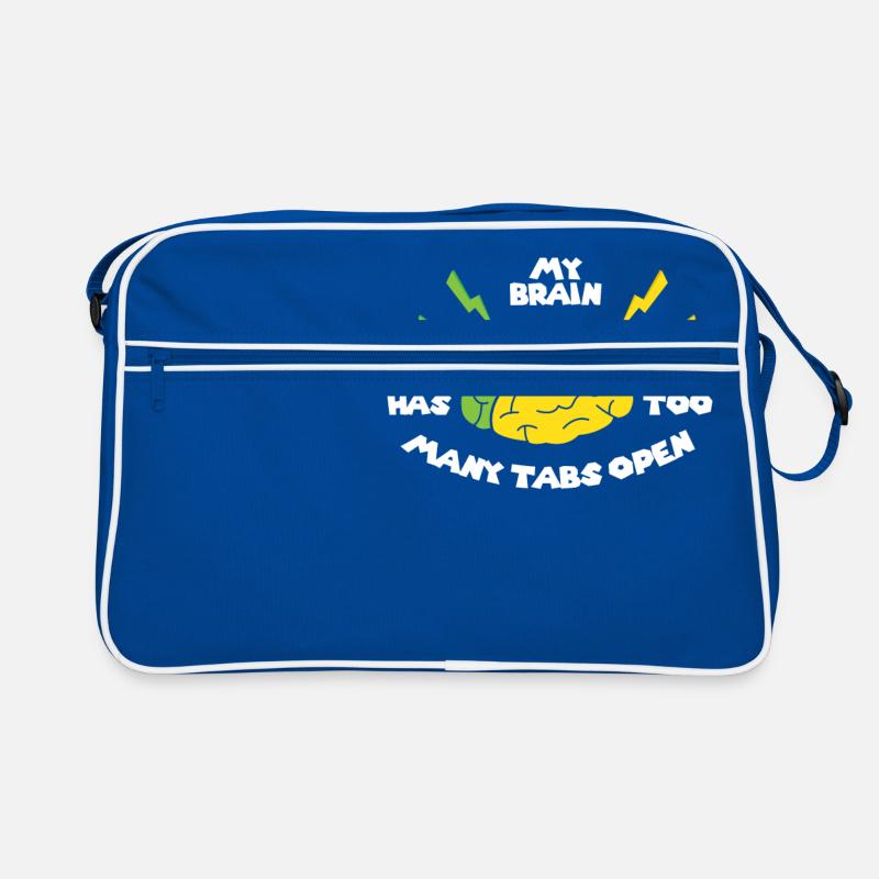 My brain has opened too many tabs Retro Bag
