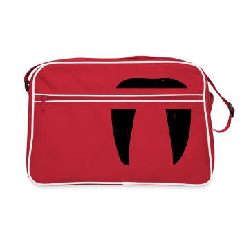Gardez dans la grotte - Sac Retro - rouge/blanc - Devant