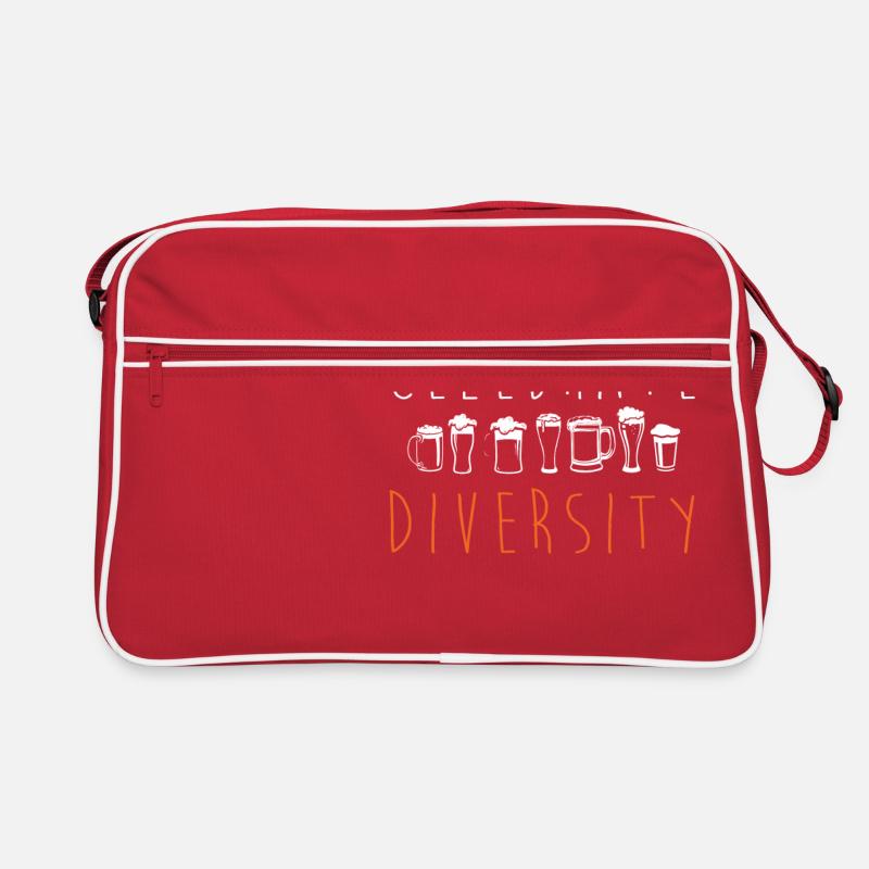 Celebrate Diversity - Bier Vielfalt Geschenk Retro Tasche