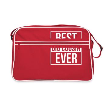 cousin, grand, le meilleur cousin germain - Sac Retro - rouge/blanc - Devant