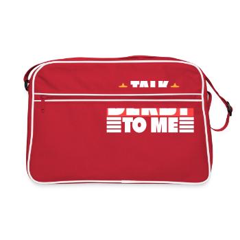 PARLER DERBY - Sac Retro - rouge/blanc - Devant