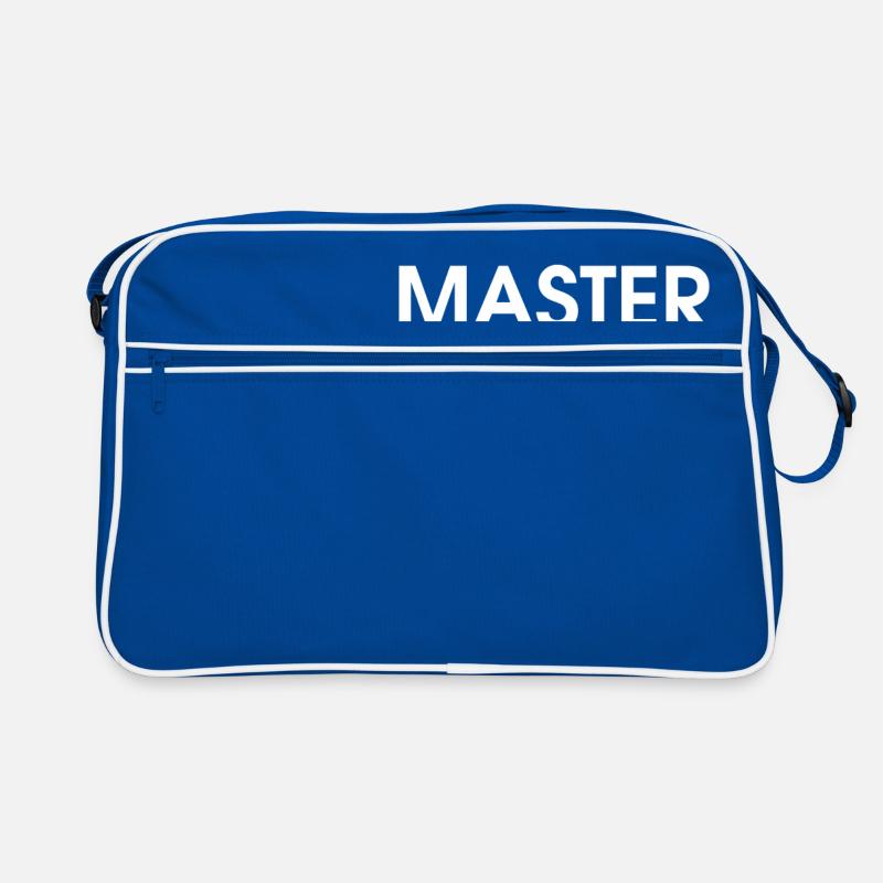 Master, Bachelor, Abschluss, Retro Tasche
