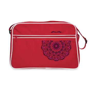 Mandala - Retro Bag - red/white - Front