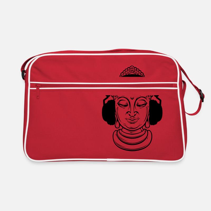 Buddha - Musik Kopfhörer Retro Tasche