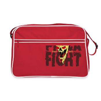 Pizza Fight - Sac Retro - rouge/blanc - Devant