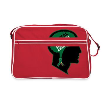 Mental health - Retro Bag - red/white - Front