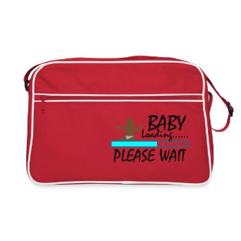 baby loading - Retro Bag - red/white - Front