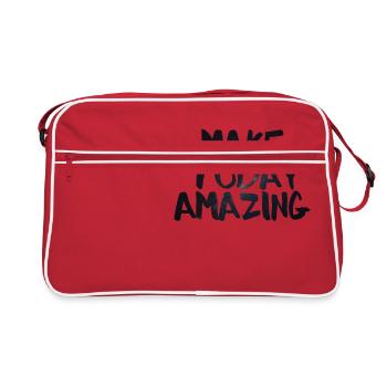 Faites aujourd'hui incroyable Galaxy - Sac Retro - rouge/blanc - Devant
