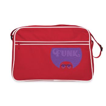 Retro Afro Funk Black Girl - Retro Bag - red/white - Front