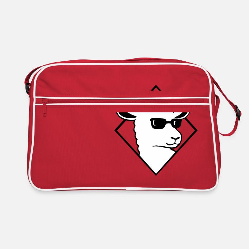 Cooles Schaf mit Sonnenbrille Mäh Wolle Retro Tasche
