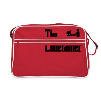 The Codefather Programmer PC Coding Gift - Retro Bag - red/white - Front