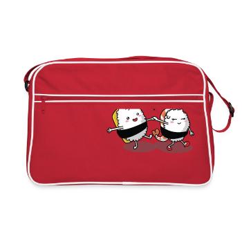 Amateurs de sushi - Sac Retro - rouge/blanc - Devant