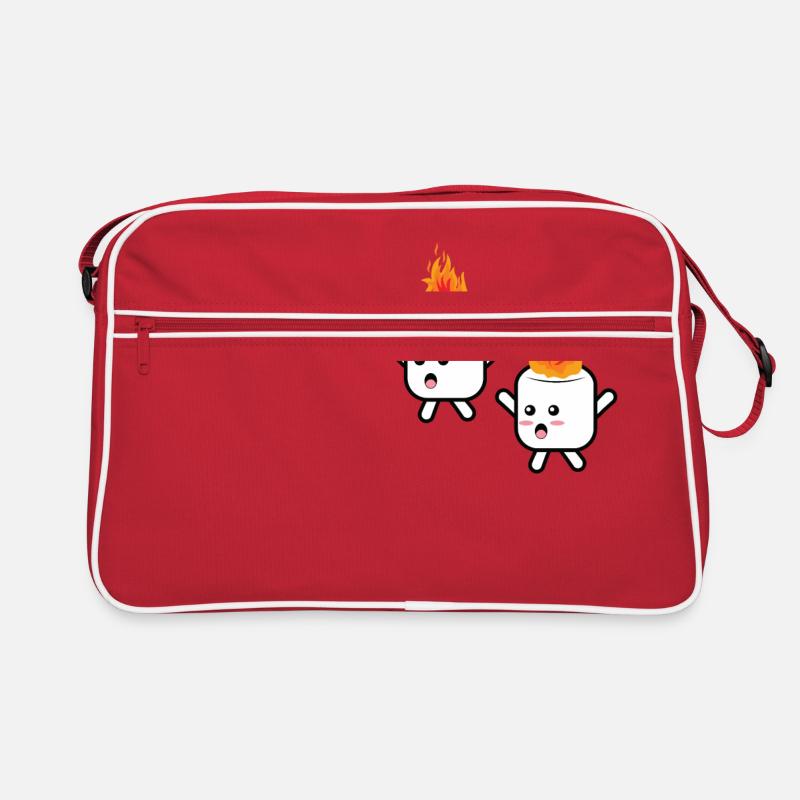 Funny Camping Kids Marshmallow Shirt Gift Retro Bag