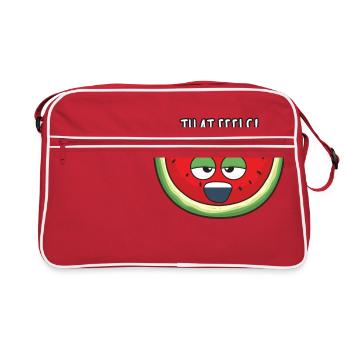 Pastèque amicale - Sac Retro - rouge/blanc - Devant