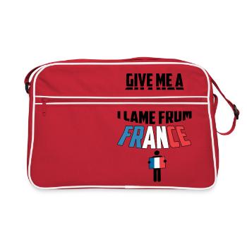 France - France - Sac Retro - rouge/blanc - Devant