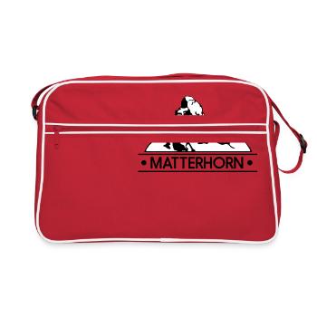 matterhorn - Retro Bag - red/white - Front