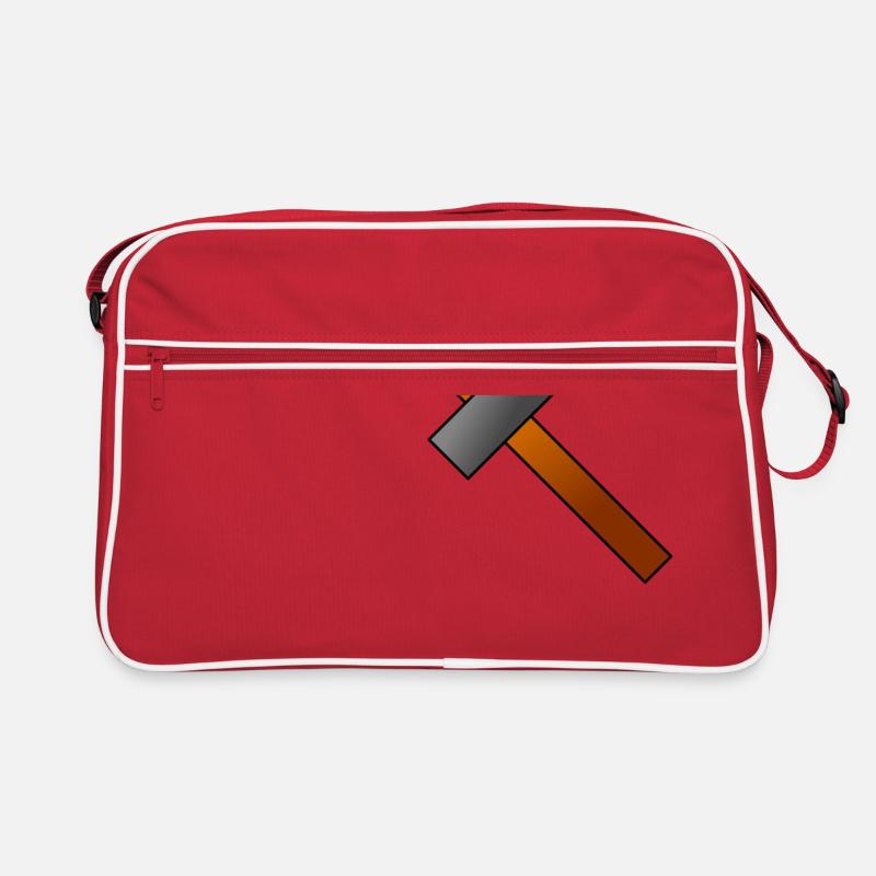 Handwerker Hammer Retro Tasche