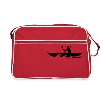 Kajak - Sac Retro - rouge/blanc - Devant
