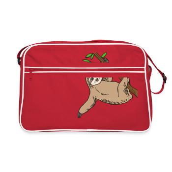 indolence - Sac Retro - rouge/blanc - Devant
