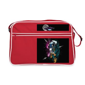 Space Astronaut - Retro Bag - red/white - Front