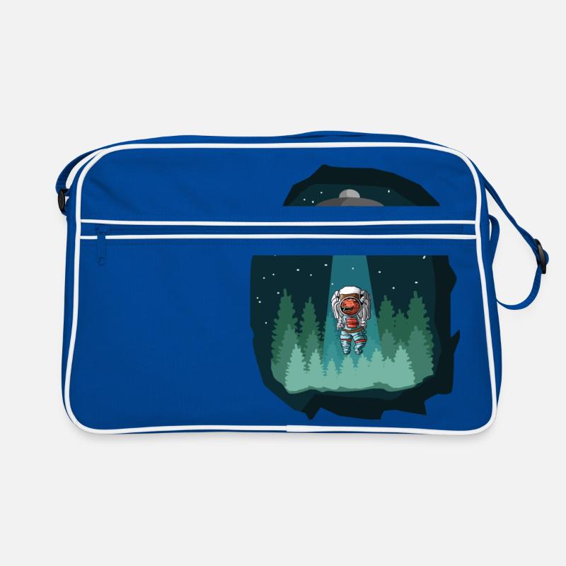 Space Astronaut Dinosaur Retro Bag