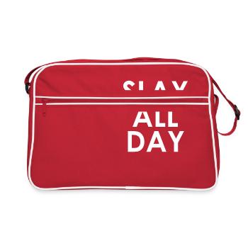 Kill the whole day - Retro Bag - red/white - Front