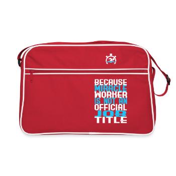 Schwimmlehrer - Retro Tasche - Rot/Weiß - Vorne