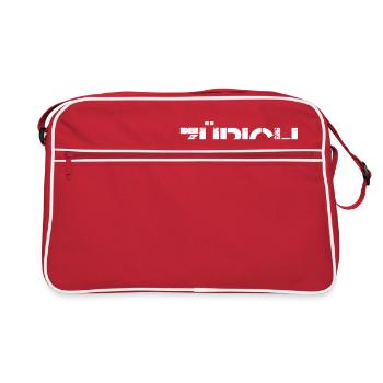 Zurich City of Heroes Gift Idea - Retro Bag - red/white - Front